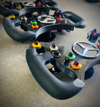 Sim Racing AMG GT3 GT4 Custom Steering Wheel Carbon Fiber and Silicone Grips
