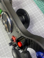 Sim Racing AMG GT3 GT4 Custom Steering Wheel Carbon Fiber and Silicone Grips