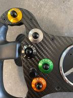 Sim Racing AMG GT3 GT4 Custom Steering Wheel Carbon Fiber and Silicone Grips